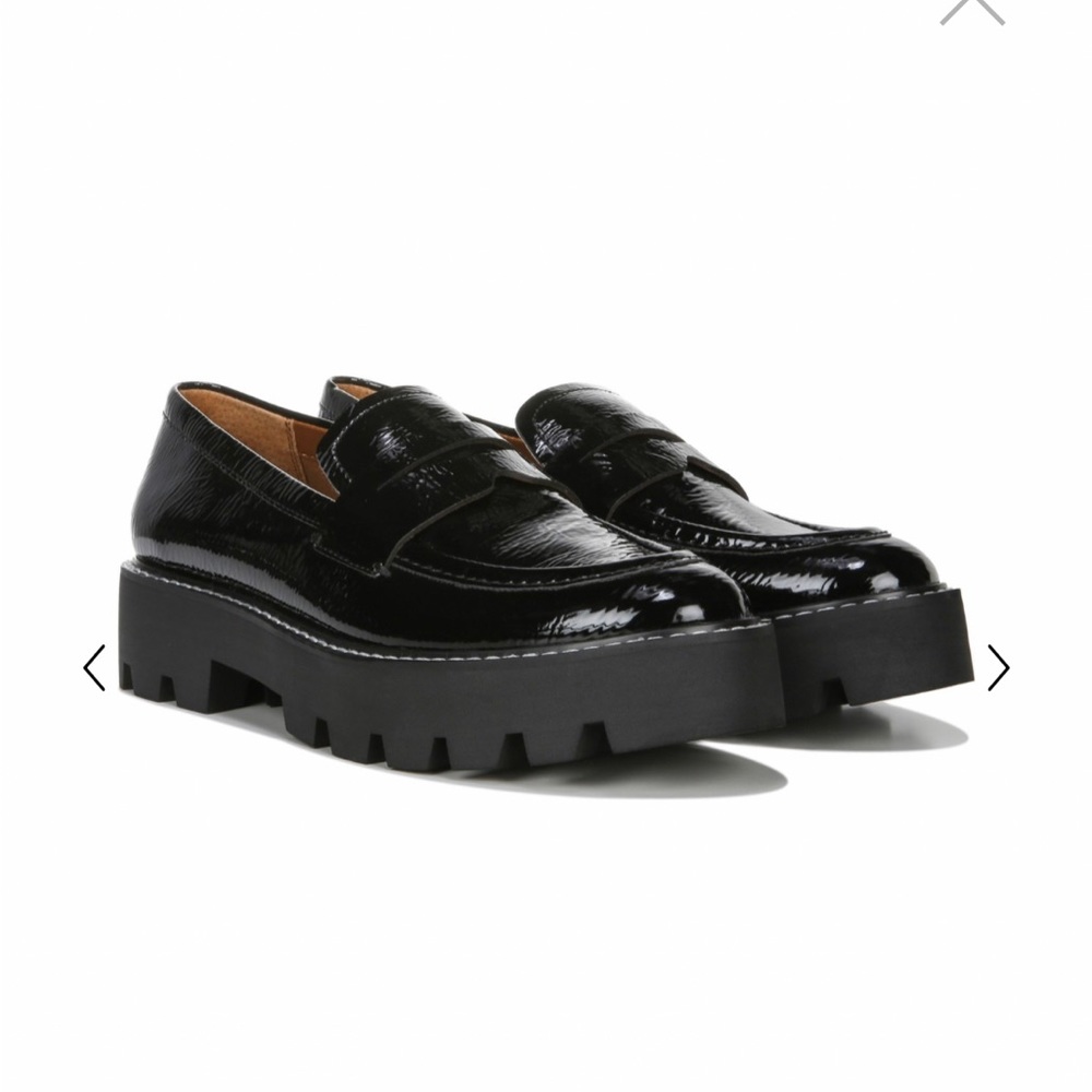 Franco Sarto Balin Lugsole Loafer - Black Patent